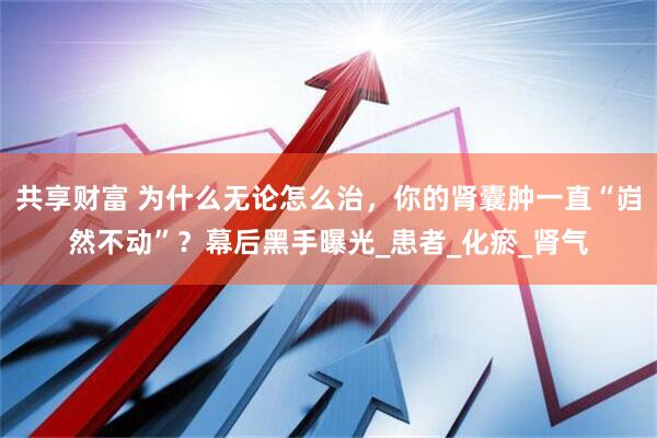 共享财富 为什么无论怎么治，你的肾囊肿一直“岿然不动”？幕后黑手曝光_患者_化瘀_肾气
